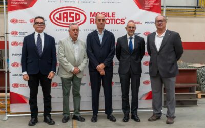 La Asociación del Polígono acompaña a JASO Industrial en la presentación de su nuevo robot autónomo J5D